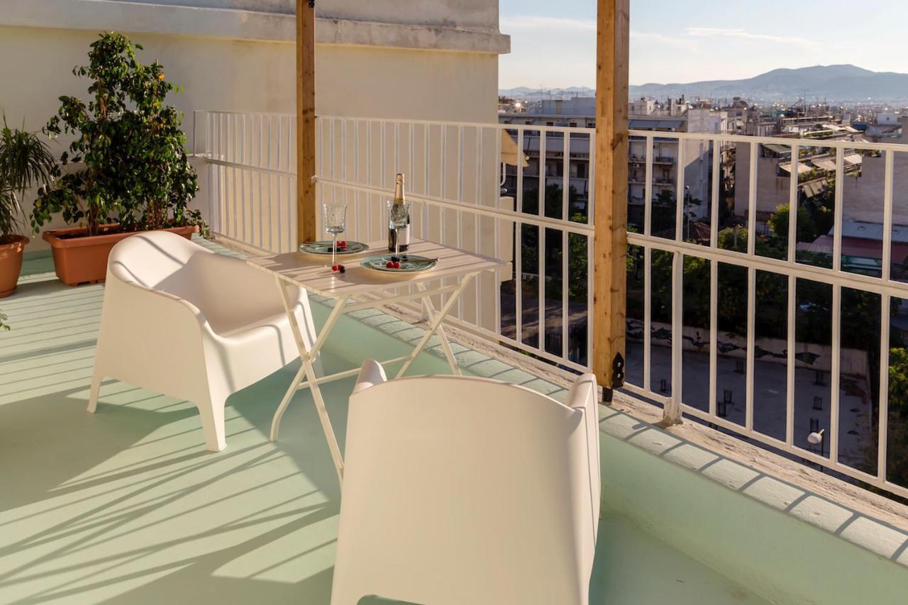 Blue And White Apartment Vipgreece Athen Eksteriør bilde